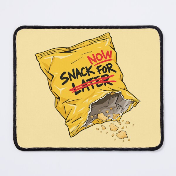 Item preview, Funny Snack For Later Crossed Out Now Snacking Joke designed and sold by Fanverse Merchandise.