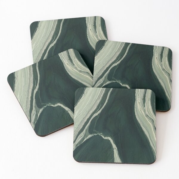 Item preview, Dark Green Marble with Ivory Veins designed and sold by Carcasion.