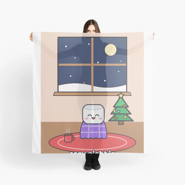 Cozy Night In - Pip Marshmallow by the Winter Window — Scarf by BiMood
