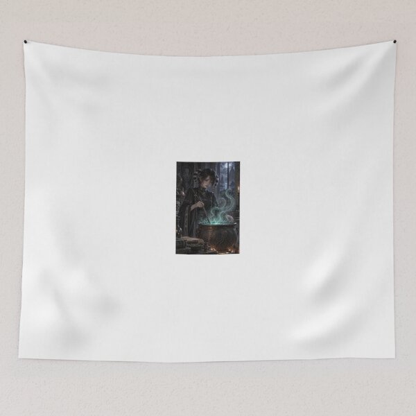 Item preview, Sorceress Brewing Magic in a Cauldron designed and sold by CathryneDelamort.