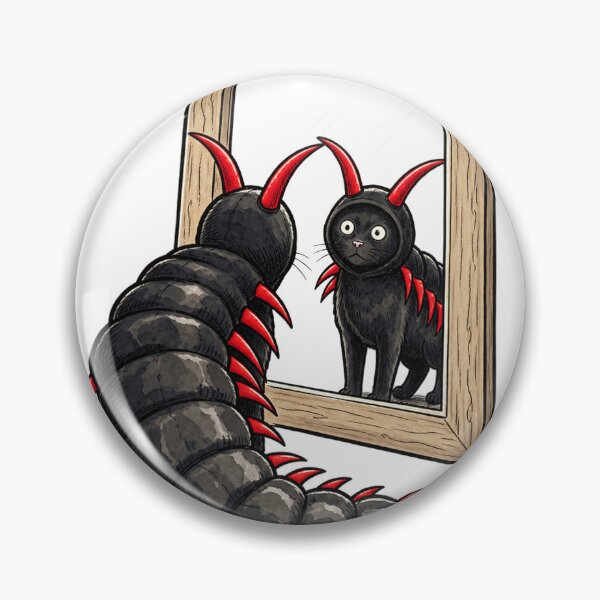 Item preview, Who Is That?- Black Cat Mirror designed and sold by Picthology.