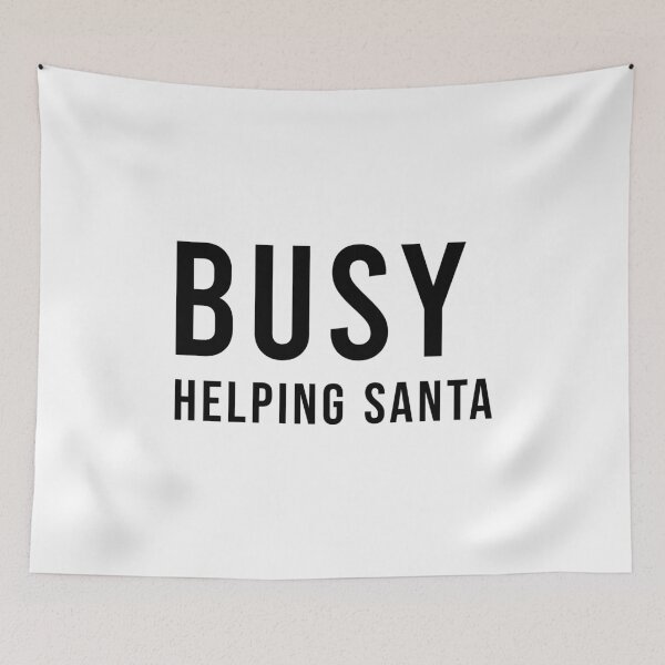Item preview, BUSY HELPING SANTA, Unique designed and sold by villacreativa.