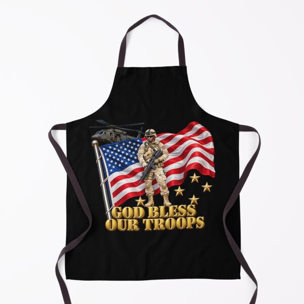 Item preview, God Bless Our Troops - 3D - Enhanced designed and sold by Military Insignia Products.
