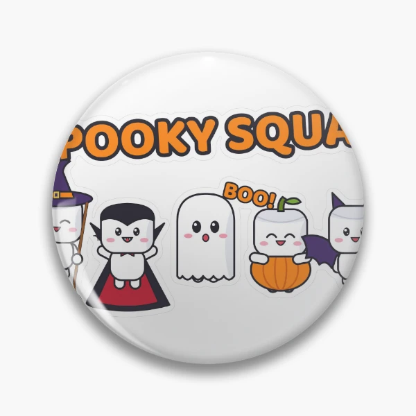 Spooky Squad - Cute Halloween Pip Marshmallow Crew — Pin by BiMood