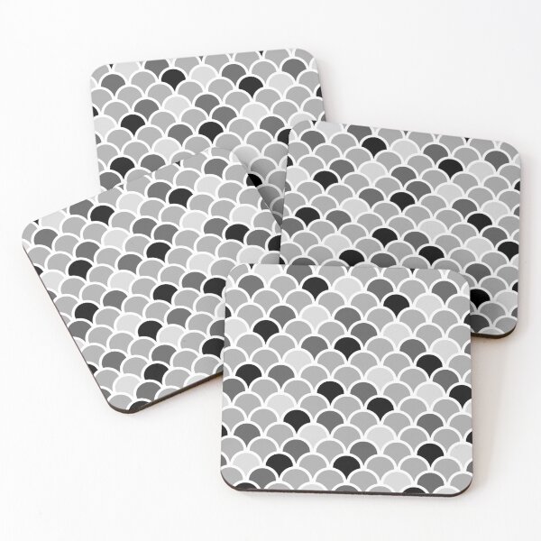 Item preview, Black & Gray Mermaid Scales designed and sold by KSimpson838.