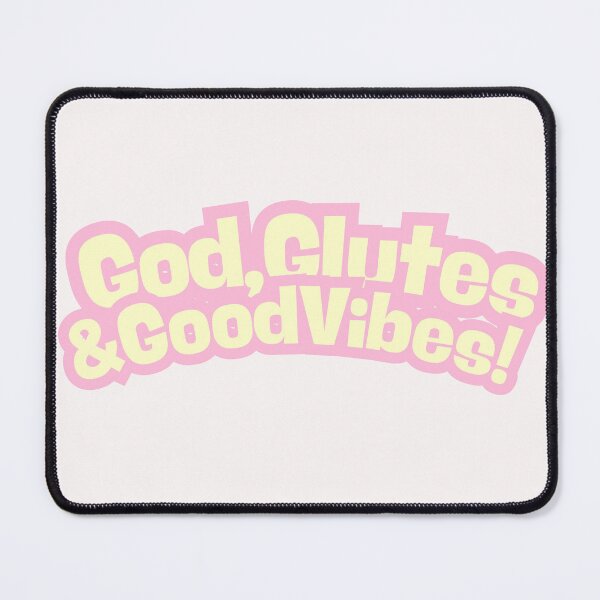 Item preview, God, Glutes & Good Vibes! designed and sold by Pixelpenguin23.