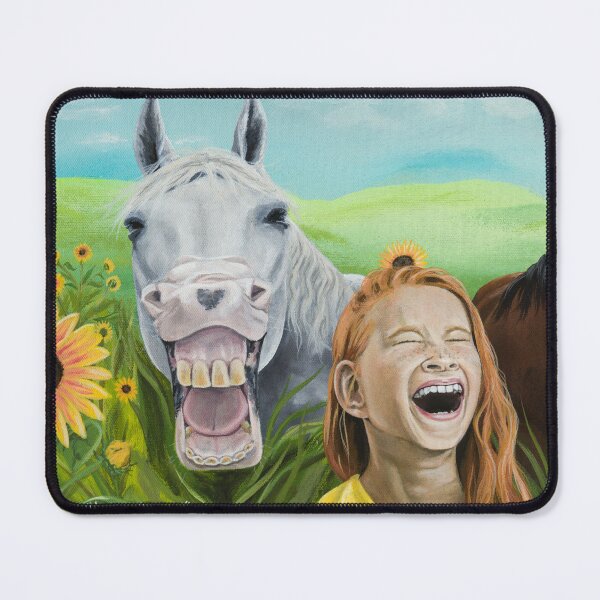Item preview, Horsing Around - Laughing Horses designed and sold by EvaCreature.
