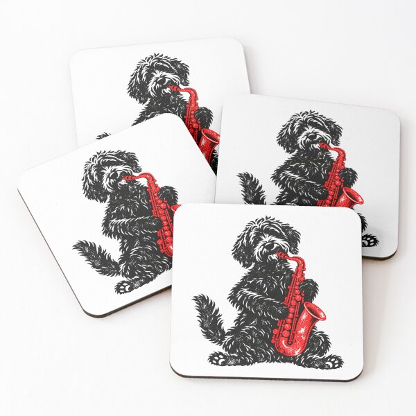 Item preview, Black Cat Playing Saxophone Jazz Music Lover designed and sold by Kladhadredo.