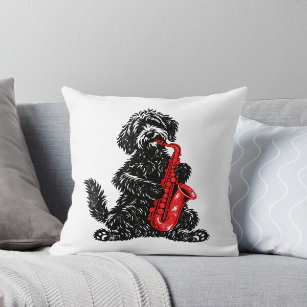 Item preview, Black Cat Playing Saxophone Jazz Music Lover designed and sold by Kladhadredo.