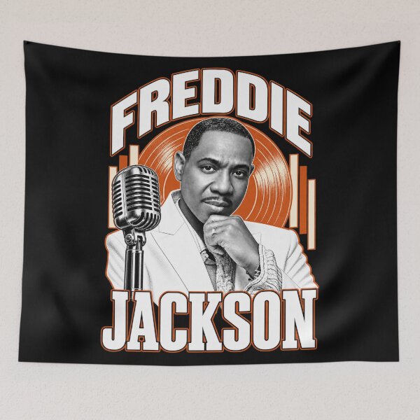 Artikelvorschau, Freddie Jackson Portrait Vintage Mikrofon Klassischer Look entworfen und verkauft von choudane.