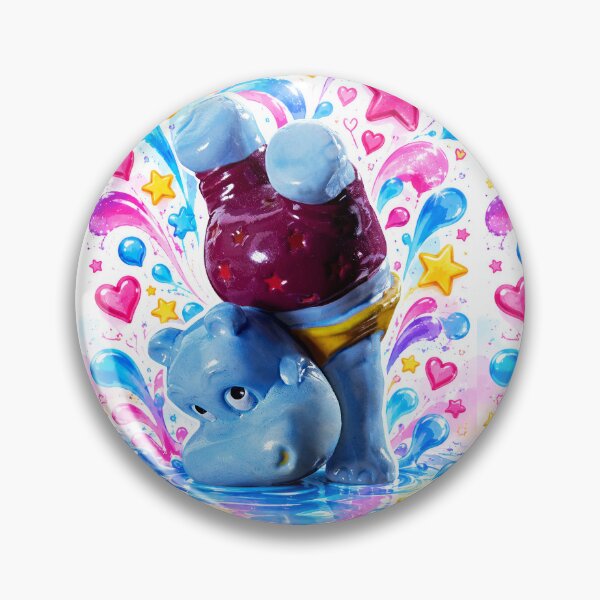 Item preview, Happy Hippo Breakdancer designed and sold by LLSwiss.