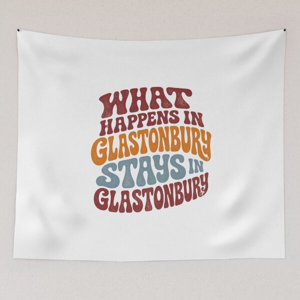 Artikelvorschau, What happens in Glastonbury. entworfen und verkauft von RetroPaul63.