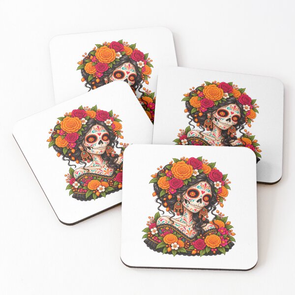 Item preview, Day of the Dead Inspired Portrait designed and sold by Seasons & Reasons.