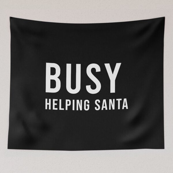 Item preview, BUSY HELPING SANTA, Unique designed and sold by villacreativa.