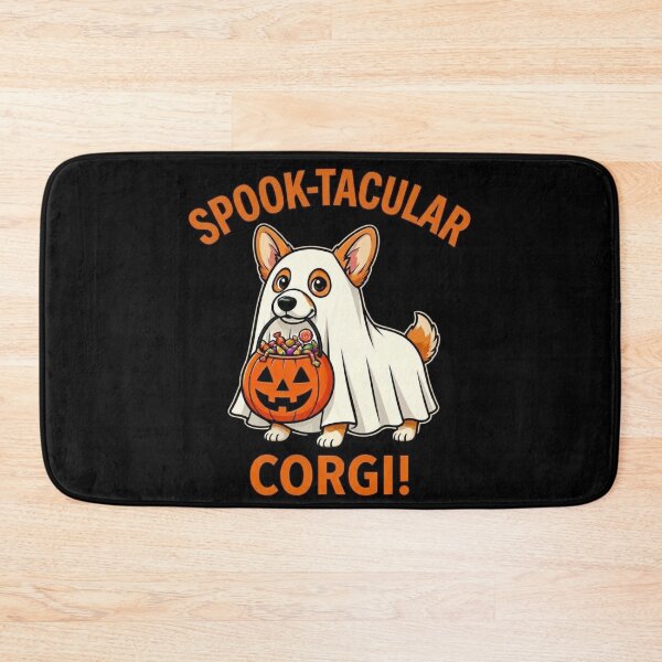 Item preview, Cute Spooktacular Corgi Ghost Halloween Pumpkin Candy Costume designed and sold by LOL-N-LIFESTYLE.