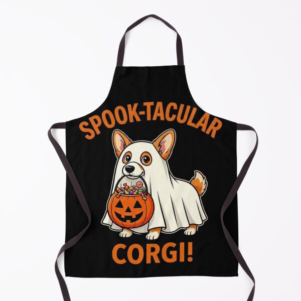 Item preview, Cute Spooktacular Corgi Ghost Halloween Pumpkin Candy Costume designed and sold by LOL-N-LIFESTYLE.