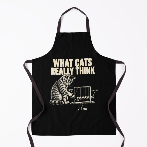 Item preview, What Cats Really Think Funny Cat Physics Humor designed and sold by Kladhadredo.