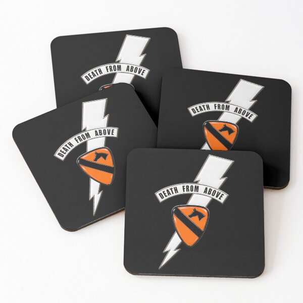 Item preview, 1st Cavalry Div - Death Card - VN - 3D - Transparent designed and sold by Military Insignia Products.