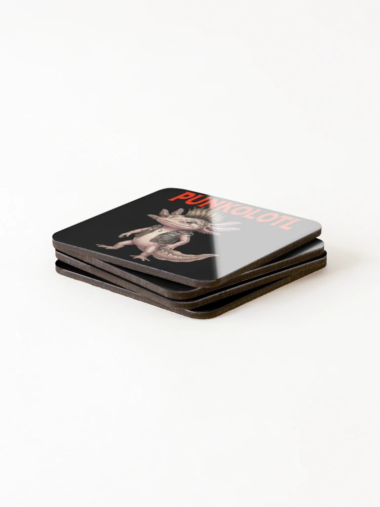 Thumbnail 4 of 5, Coasters (Set of 4), Punkolotl designed and sold by ReneMM.