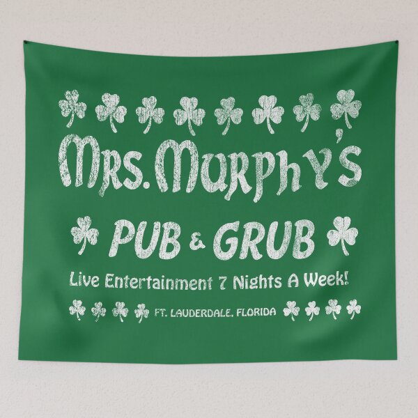 Aperçu de l'œuvre Pub et restauration Mrs. Murphy's - Pub irlandais de Fort Lauderdale, Floride créée et vendue par brianhillDESIGN.