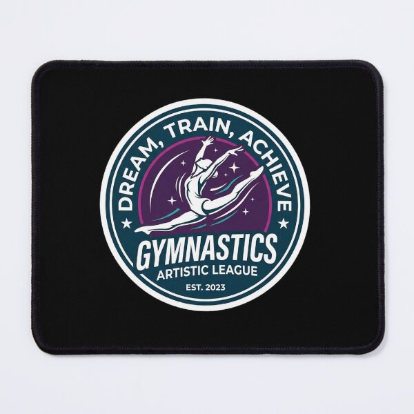 Artikelvorschau, T-Shirt: Träume, trainiere, erreiche Kunstturnen entworfen und verkauft von FlipGymnastics.