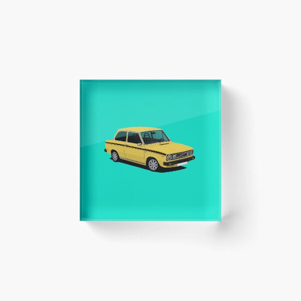 Item preview, Yellow V 66 Saloon - Rare 1970s Dutch Classic designed and sold by knappidesign.