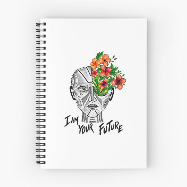 Item preview, I Am Your Future – Human Nature,AI & Technology Flower  designed and sold by NipunCanvas7.
