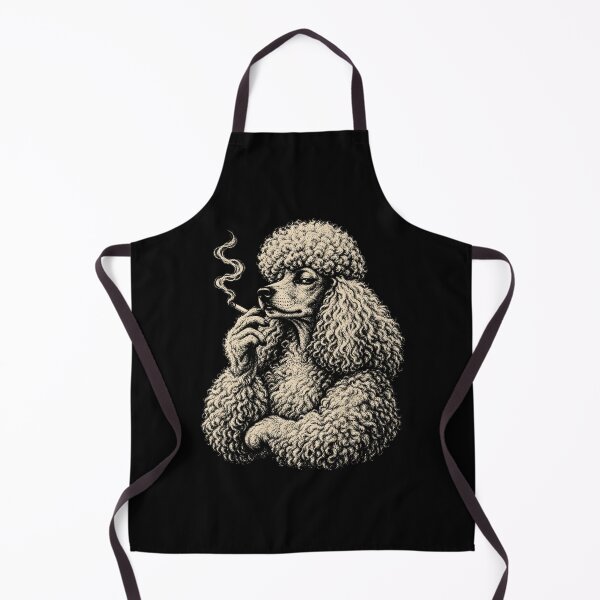Item preview, Caniche fumando, divertido perro vintage grunge designed and sold by Kladhadredo.