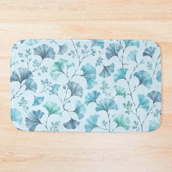 Item preview, Ginkgo Leaves - Blue designed and sold by PurrfectWhisper.