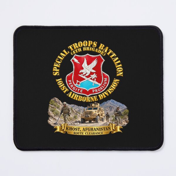 Item preview, Special Troops Battalion, 4th Brigade - 101st Airborne Division - KHOST, AFGHANISTAN · ROUTE CLEARANCE - 3D - Transparent designed and sold by Military Insignia Products.