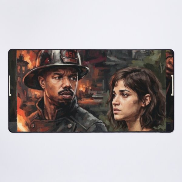 Item preview, Fahrenheit 451 Sci-Fi Drama Fine Art Tribute designed and sold by Art's Diner.