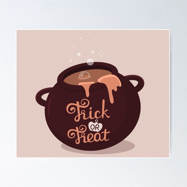 Item preview, Trick or Treat Cauldron - Bubbling Halloween Brew designed and sold by Jackson-Will.