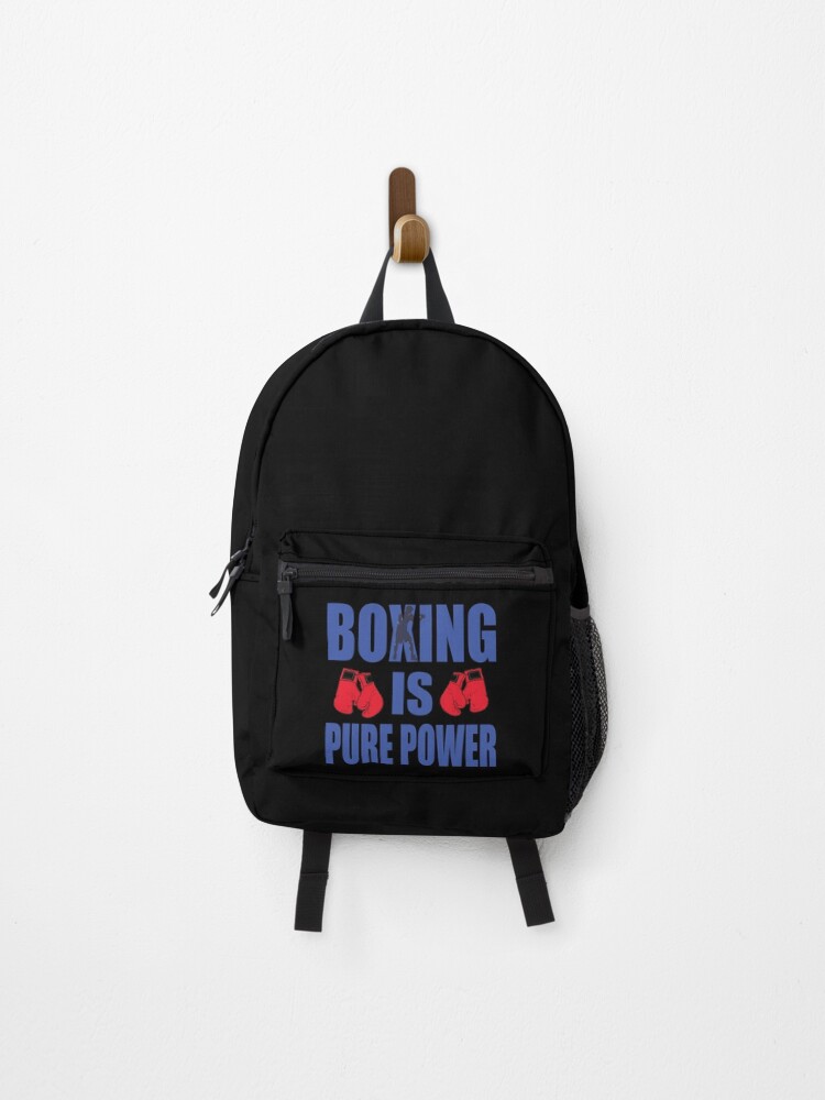 Thumbnail 1 of 3, Backpack, Cool boxer design designed and sold by ReneMM.