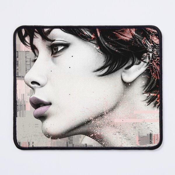 Item preview, Pretty in Pink — Halftone Portrait Collage designed and sold by PIXEL POP DESIGNS - Beyond the Norm!.