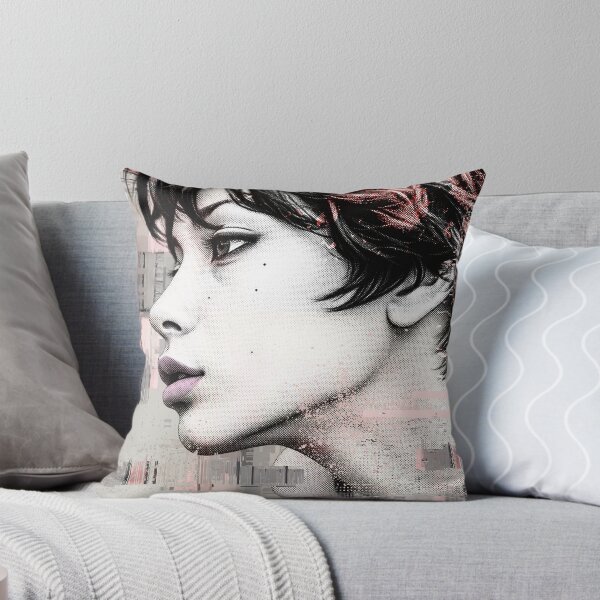 Item preview, Pretty in Pink — Halftone Portrait Collage designed and sold by PIXEL POP DESIGNS - Beyond the Norm!.