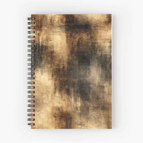 Item preview, Smoky Charcoal and Gold Weathered Plaster Art designed and sold by Piotrek0001.
