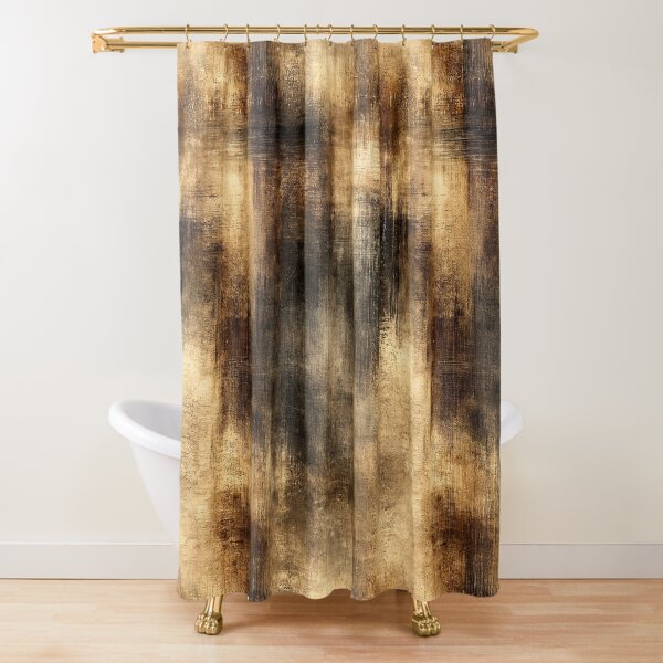 Item preview, Smoky Charcoal and Gold Weathered Plaster Art designed and sold by Piotrek0001.