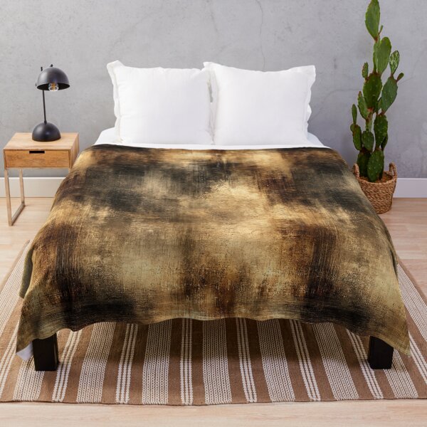Item preview, Smoky Charcoal and Gold Weathered Plaster Art designed and sold by Piotrek0001.