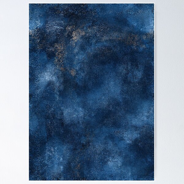 Item preview, Mottled Cobalt Blue Distressed Stucco Texture designed and sold by Piotrek0001.