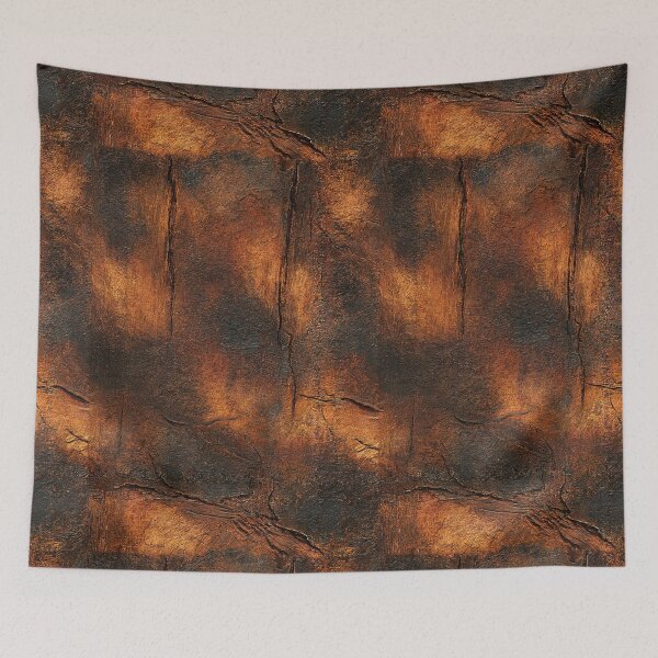 Item preview, Scorched Copper and Charcoal Burnished Metal Art designed and sold by Piotrek0001.