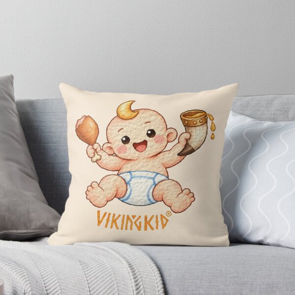 Item preview, Bebé vikingo comiendo - Lindo niño guerrero del Valhalla dándose un festín designed and sold by VikingKid.