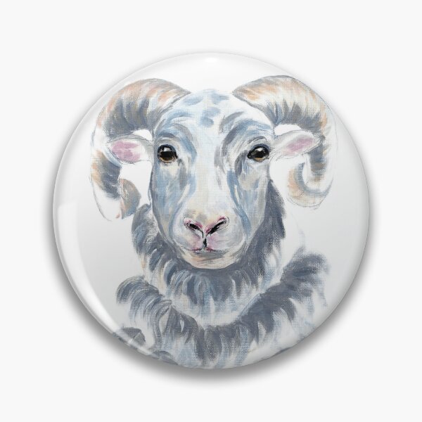 Item preview, Ram Portrait – Countryside Animal Art designed and sold by Rubymarieprints.