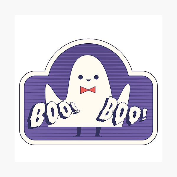 Item preview, Boo Boo Ghost - Cute Halloween Ghost in Bow Tie designed and sold by Jackson-Will.