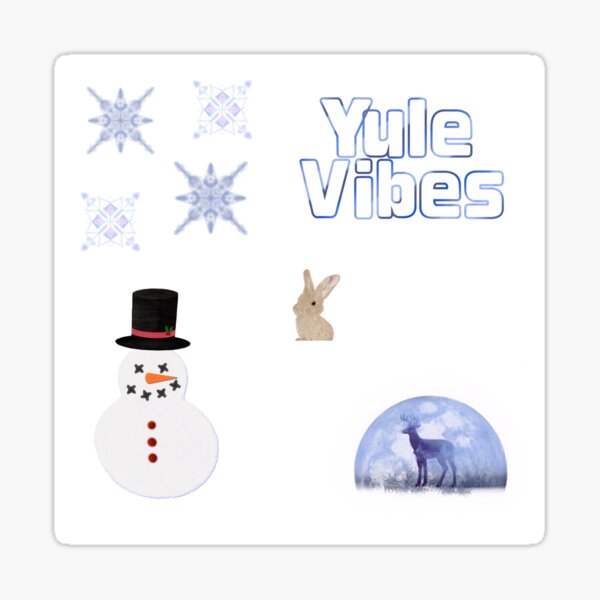 Item preview, Yule Vibes Sticker Pack designed and sold by Hues of Zen.