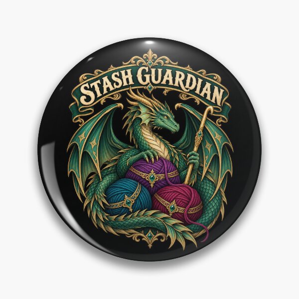 Artikelvorschau, Stash Guardian Fantasy Dragon Crochet entworfen und verkauft von Text2tee.