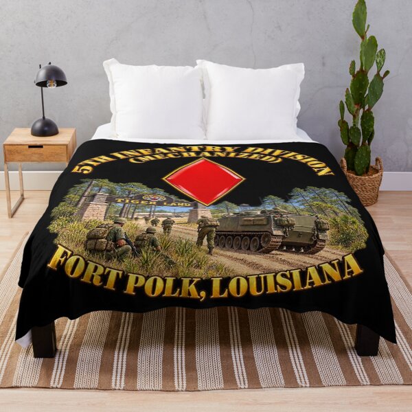 Item preview, Army - 5th Infantry Division - US Army - Tiger Land - Ft Polk, LA - 3D - Transparent designed and sold by Military Insignia Products.