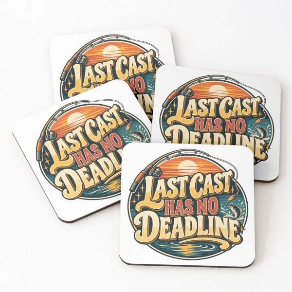 Aperçu de l'œuvre Last Cast Has No Deadline - Funny Fishing Gift créée et vendue par aseel9.