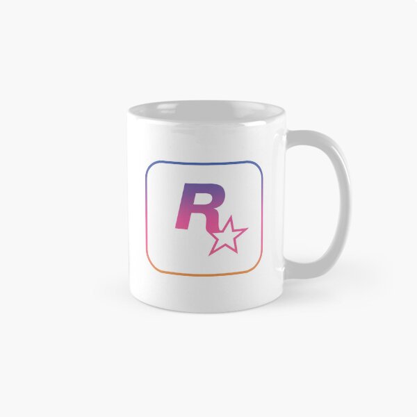 Item preview, Rockstar Games GTA 6 Sunset Inverse Logo (Transparent Background / No Fill) designed and sold by BubblePopRed.