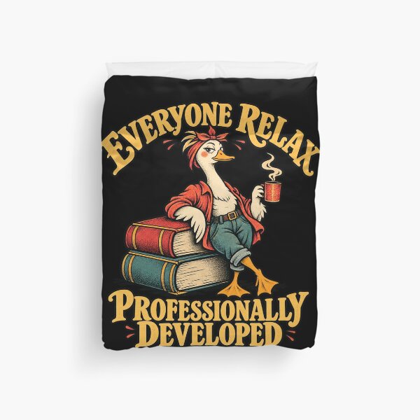 Item preview, Everyone Relax Professionally Developed Funny Duck designed and sold by Kladhadredo.