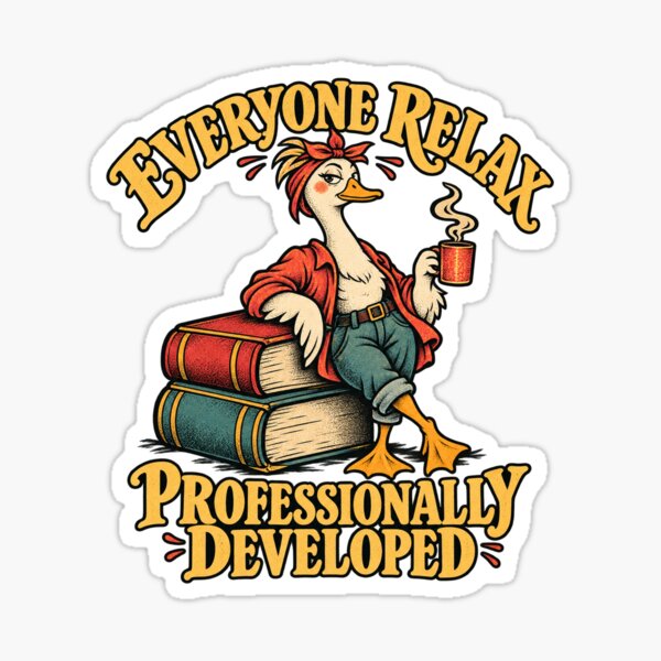 Item preview, Everyone Relax Professionally Developed Funny Duck designed and sold by Kladhadredo.